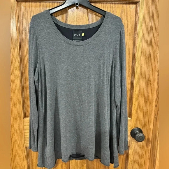 Copy - Lysse Women's Scoop Drape Top with Spandex Perfectly Smoothing Li… - Picture 1 of 10